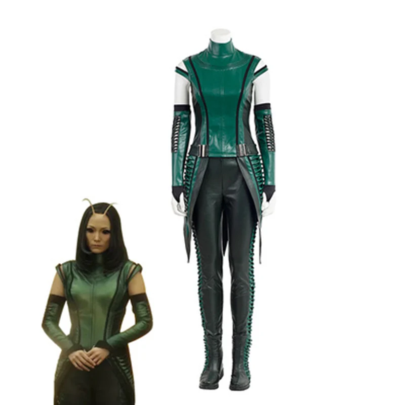 High Quality Guardians of the Galaxy 2 Mantis Cosplay Costume Superhero Halloween Green Suit for Adult Women Customized Size
High Quality Guardians of the Galaxy 2 Mantis Cosplay Costume Superhero Halloween Green Suit for Adult Women Customized Size