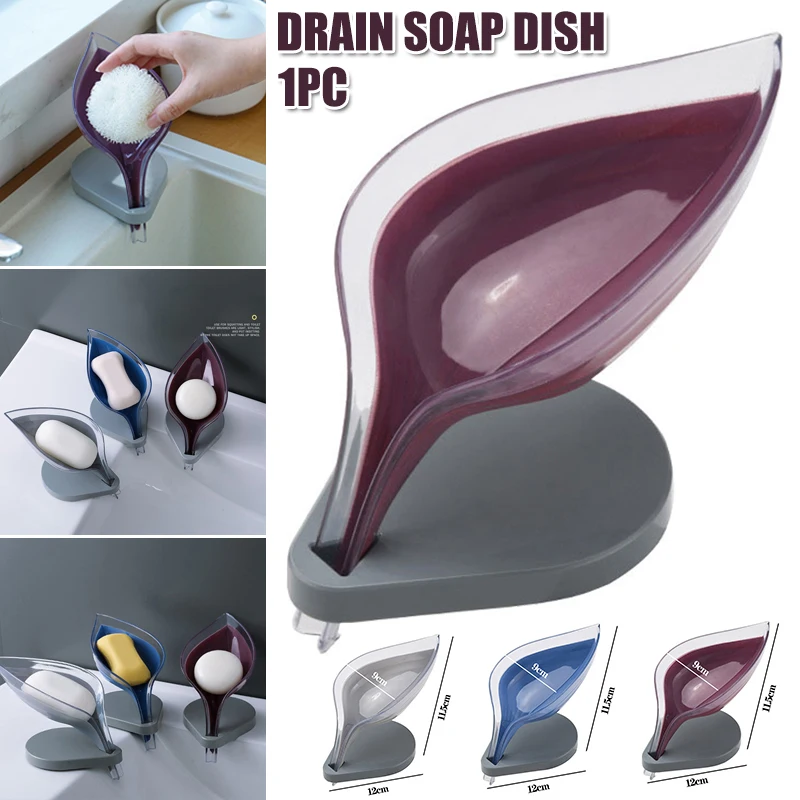 Home Accessories Leaf Soap Dishes Holder Self Draining Decorative Plastic Soap Saver For Bathroom Kitchen Salle De Bain
Home Accessories Leaf Soap Dishes Holder Self Draining Decorative Plastic Soap Saver For Bathroom Kitchen Salle De Bain
