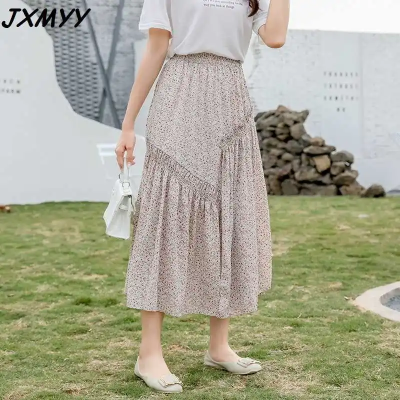 ICCLEK 2021 Spring And Summer New Floral High-Waist Mid-Length Skirt A-Line Slim Elastic Temperament Women's Clothin
ICCLEK 2021 Spring And Summer New Floral High-Waist Mid-Length Skirt A-Line Slim Elastic Temperament Women's Clothin