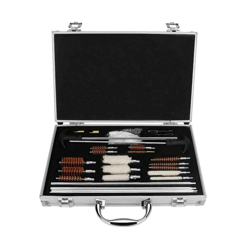 Universal Gun Cleaning Kit Shotgun Air Rifle Handgun 9mm Pistol Gun Cleaning Kits for All Guns Hunting Shooting Gun Cleaning 
Universal Gun Cleaning Kit Shotgun Air Rifle Handgun 9mm Pistol Gun Cleaning Kits for All Guns Hunting Shooting Gun Cleaning