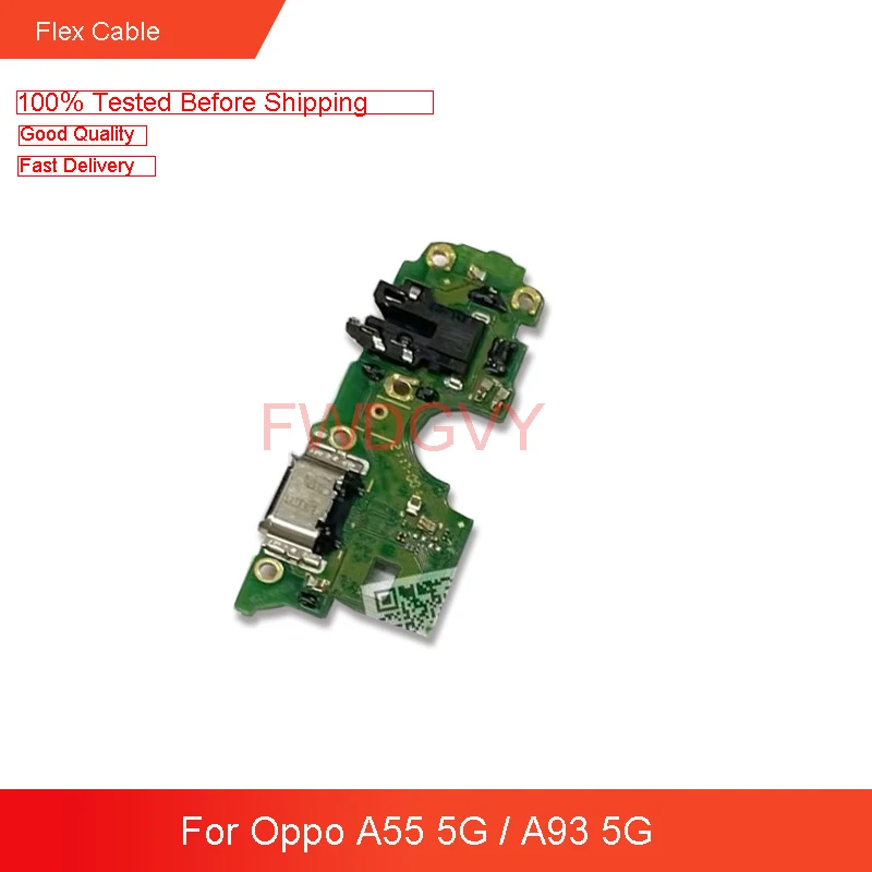 

Замена для OPPO A55 5G / A93 5G USB зарядная док-станция подключение зарядного гибкого кабеля ремонт запасных частей тест QC
