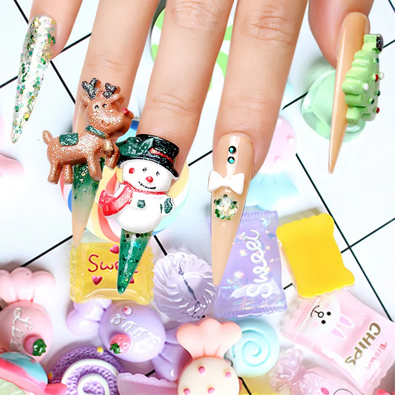 Lovely 3D Nail Kawaii Charms Candy Mixed Resin Acrylic Nail Art Tips Rhinestones Decoration Manicure Tool
Lovely 3D Nail Kawaii Charms Candy Mixed Resin Acrylic Nail Art Tips Rhinestones Decoration Manicure Tool