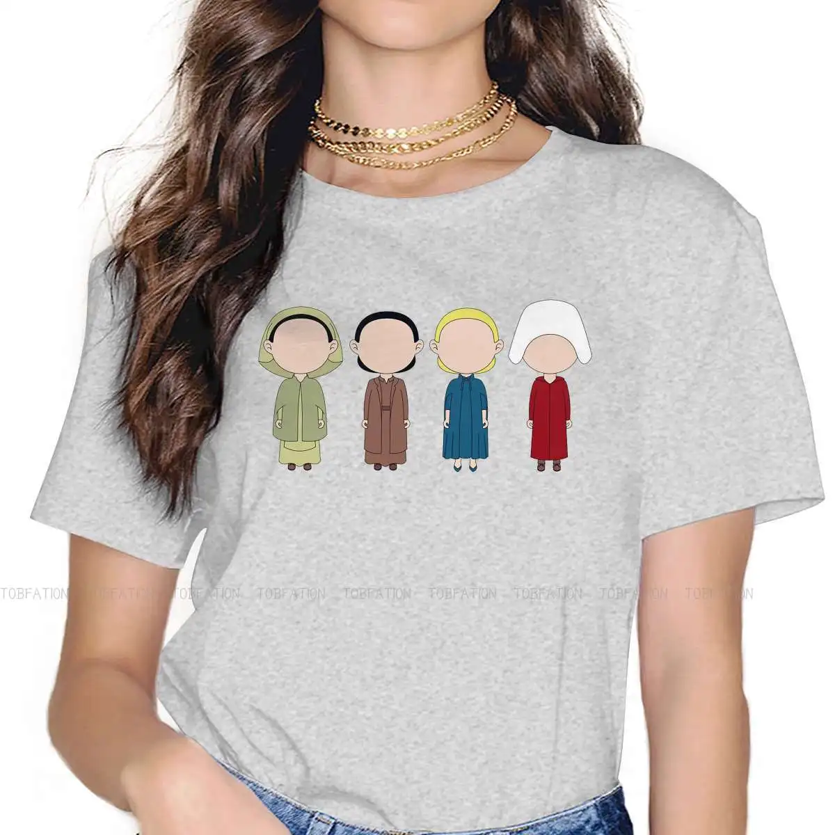 Character Casual TShirt The Handmaid's Tale Offred Creative Casual T Shirt Women Short Sleeve Special Gift Idea
Character Casual TShirt The Handmaid's Tale Offred Creative Casual T Shirt Women Short Sleeve Special Gift Idea