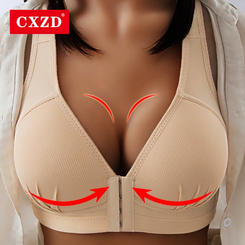 CXZD Seamless Sexy Bra Women Fashion Push Up Bras Wire Free Lingerie Full Cup Bralette Cotton Underwear Brassiere Front Closure
CXZD Seamless Sexy Bra Women Fashion Push Up Bras Wire Free Lingerie Full Cup Bralette Cotton Underwear Brassiere Front Closure