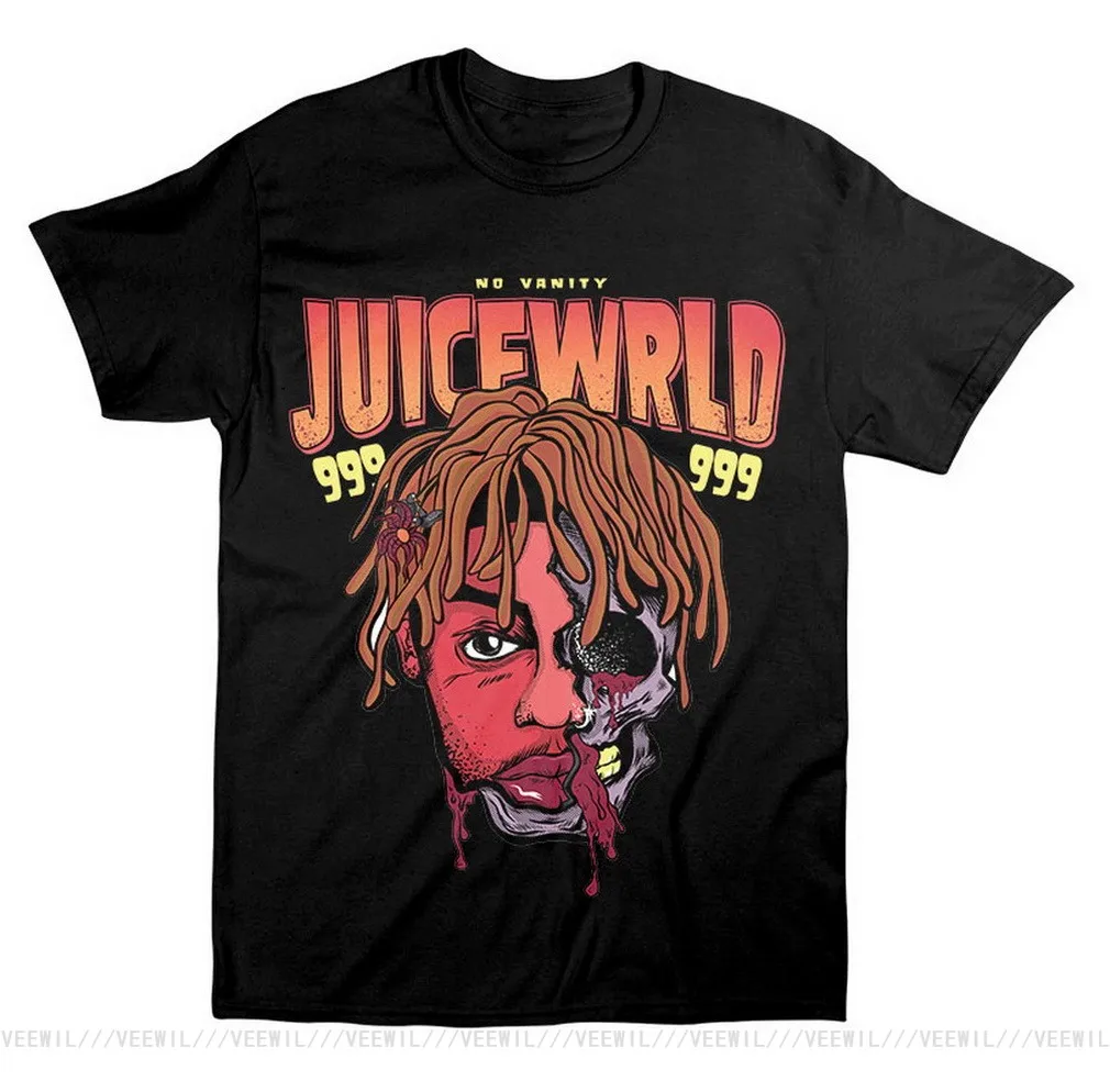 Черная футболка с абстрактным рисунком JUICE WRLD без туалетного столика, футболка, свободный стиль
Черная футболка с абстрактным рисунком JUICE WRLD без туалетного столика, футболка, свободный стиль