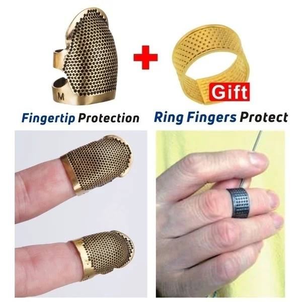 2PCS Retro Finger Protector Antique Thimble Ring Handworking Needle Thimble Needles Craft Household DIY Sewing Tools Accessories
2PCS Retro Finger Protector Antique Thimble Ring Handworking Needle Thimble Needles Craft Household DIY Sewing Tools Accessories