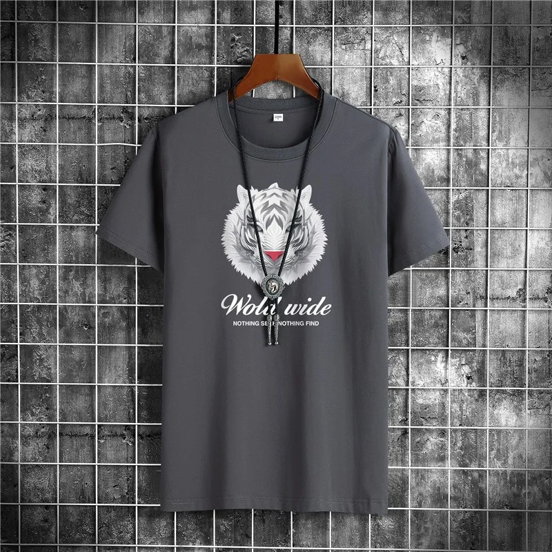 2021 summer new style red nose tiger print 100% cotton T-shirt summer breathable size S-5XL men's T-shirt O-neck breathable
2021 summer new style red nose tiger print 100% cotton T-shirt summer breathable size S-5XL men's T-shirt O-neck breathable