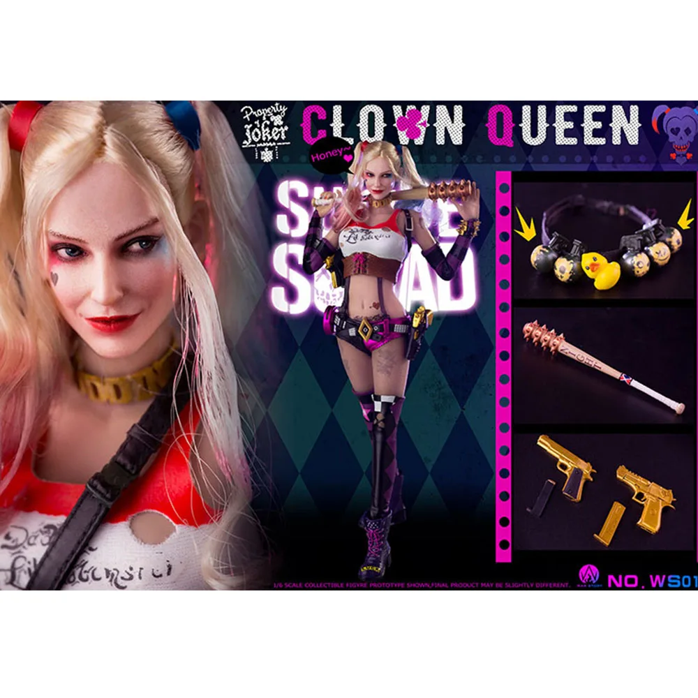 WS010 1/6 Clown Queen Joker Action Figure WAR STORY 12‘’ Female Joker Doll Model Adult Gifts Pre-sale
WS010 1/6 Clown Queen Joker Action Figure WAR STORY 12‘’ Female Joker Doll Model Adult Gifts Pre-sale