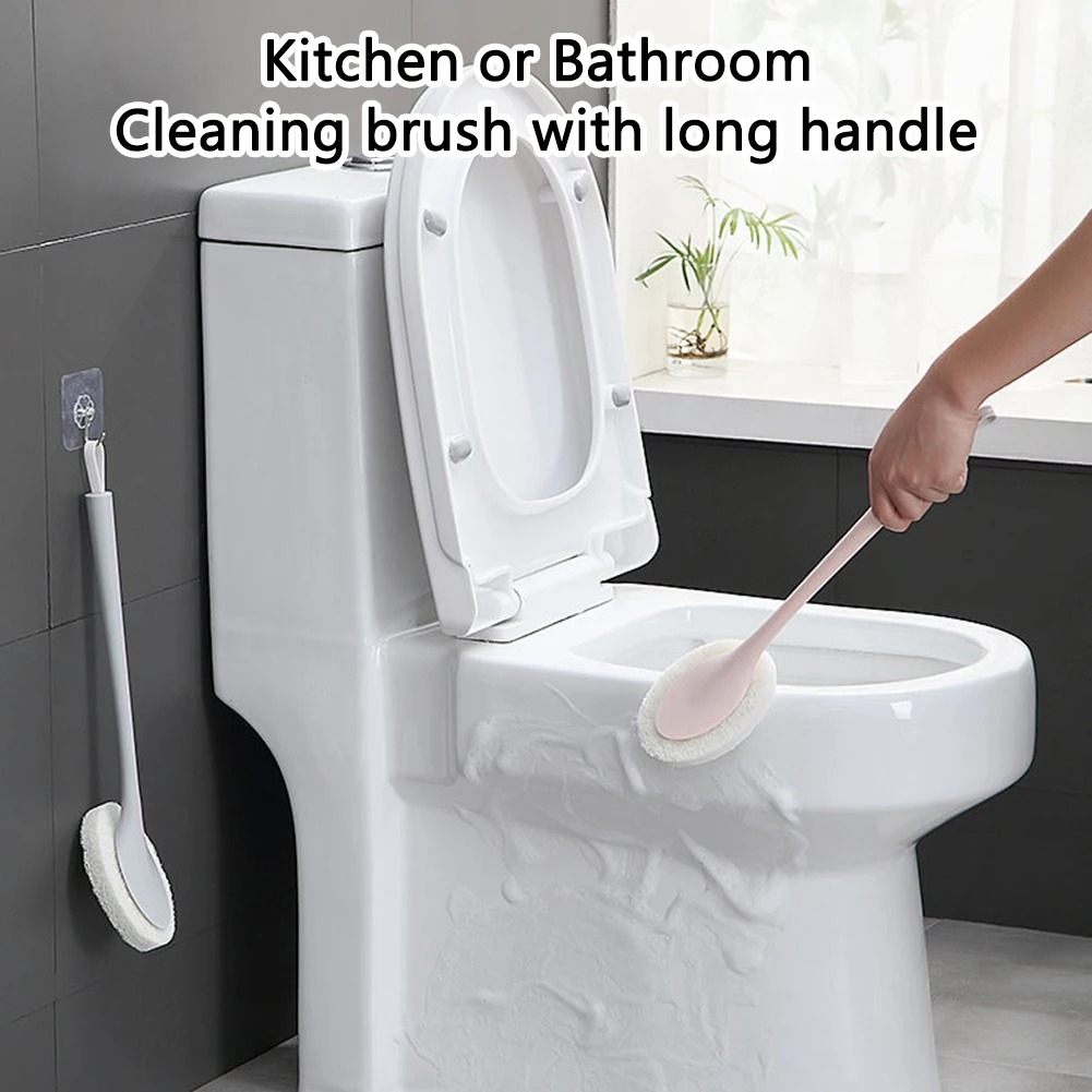 Toilet Brush Long Handle Eraser Detachable Sponge Scourer Pad Replaceable Cleaning Sponge Dishwashing Bathroom Cleaning Tool
Toilet Brush Long Handle Eraser Detachable Sponge Scourer Pad Replaceable Cleaning Sponge Dishwashing Bathroom Cleaning Tool
