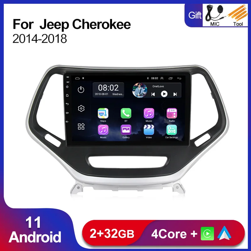 2 + 32G Android 11 автомобильный GPS-радиоприемник стерео для Jeep Cherokee 5 KL 2014 - 2018 мультимедийный видеоплеер навигация SWC BT USB WIFI
2 + 32G Android 11 автомобильный GPS-радиоприемник стерео для Jeep Cherokee 5 KL 2014 - 2018 мультимедийный видеоплеер навигация SWC BT USB WIFI