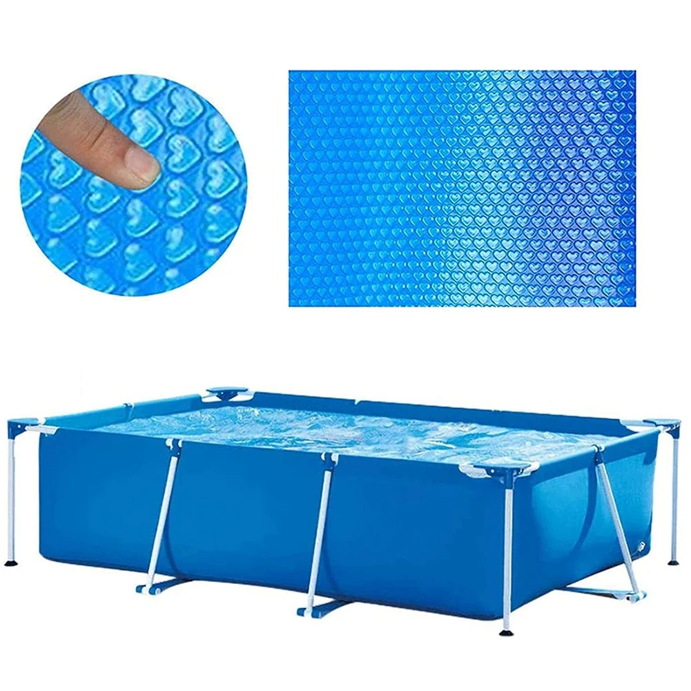 Rectangular Pool Cover Solar Tarpaulin Swimming Pool Protection Cover Heat Insulation Film For Indoor Outdoor Pool Accessories
Rectangular Pool Cover Solar Tarpaulin Swimming Pool Protection Cover Heat Insulation Film For Indoor Outdoor Pool Accessories