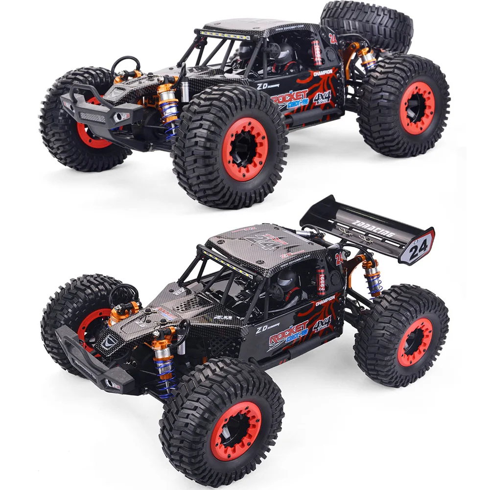 

ZD Racing ROCKET DBX-10 1/10 4WD 80km/H 2.4G Brushless High-Speed RTR RC Model Car Desert Buggy Off-road Vehicle RC Car for Gift