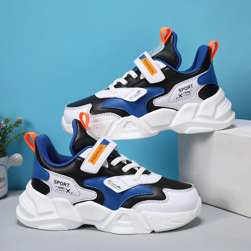 Classic Brand Kid Child Causal Trainer for Boy Black Casual Boys Kids Sneakers Pu Soft Bottom Children Running Sneakers
Classic Brand Kid Child Causal Trainer for Boy Black Casual Boys Kids Sneakers Pu Soft Bottom Children Running Sneakers