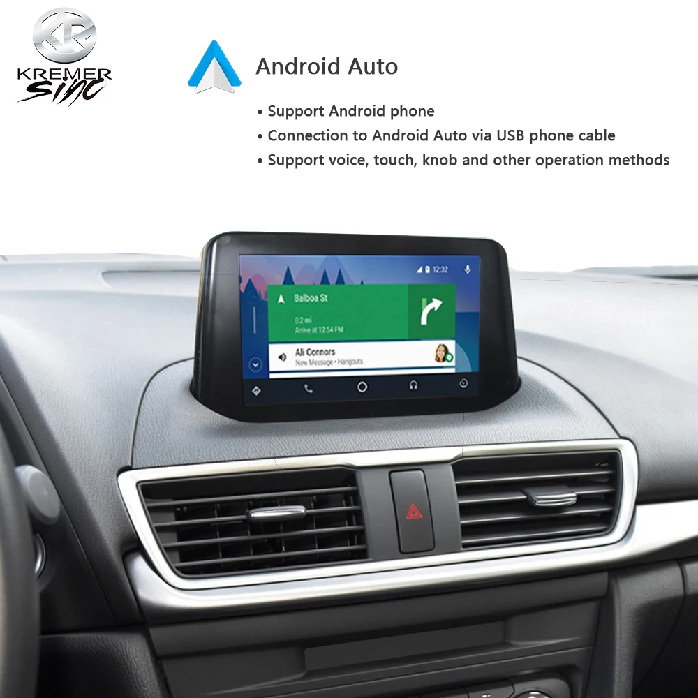 Беспроводная Модифицированная коробка CarPlay для автомобиля на базе Android Mazda iSmart
