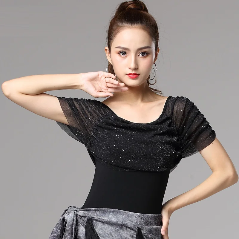 H2630 Female Adult Latin Dance Top Women Modern National Standard Ballroom Dance Professional Performance Training Lady Costumes
H2630 Female Adult Latin Dance Top Women Modern National Standard Ballroom Dance Professional Performance Training Lady Costumes