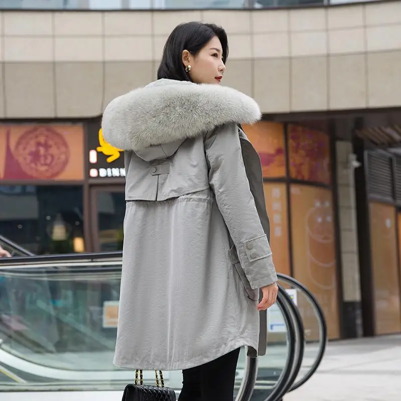 2021 Long Coat Leather Coat Winter Coat Women's Natural Real Rabbit Leather Coat Coat Street Casual Super New
2021 Long Coat Leather Coat Winter Coat Women's Natural Real Rabbit Leather Coat Coat Street Casual Super New