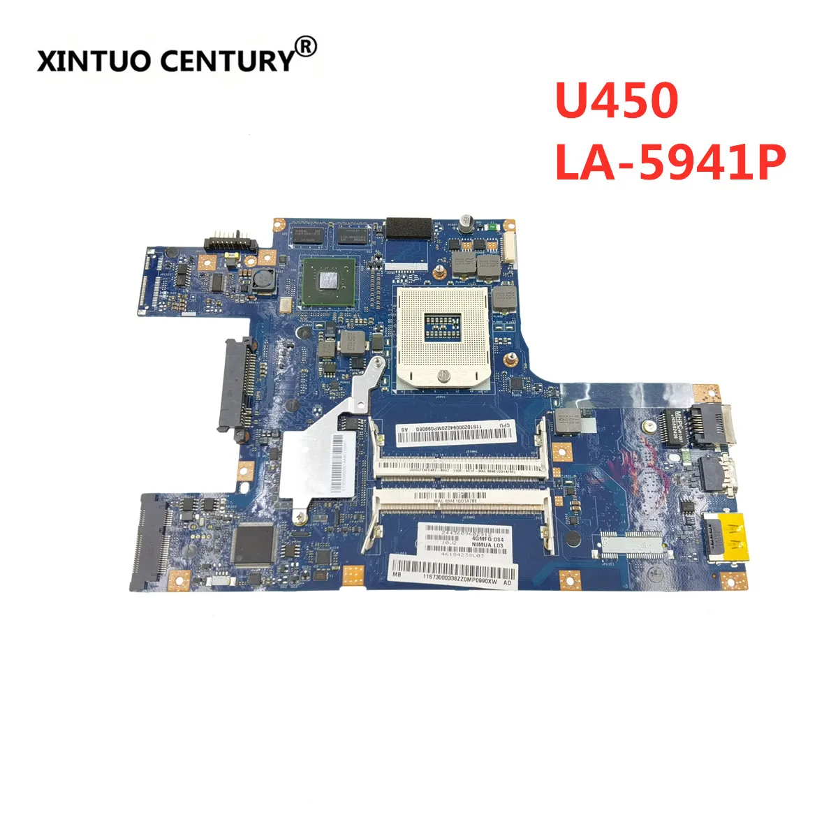 LA-5941P для Lenovo Ideapad U460 U460S U460A Материнская плата ноутбука 11012346 DDR3 тесты работы
LA-5941P для Lenovo Ideapad U460 U460S U460A Материнская плата ноутбука 11012346 DDR3 тесты работы