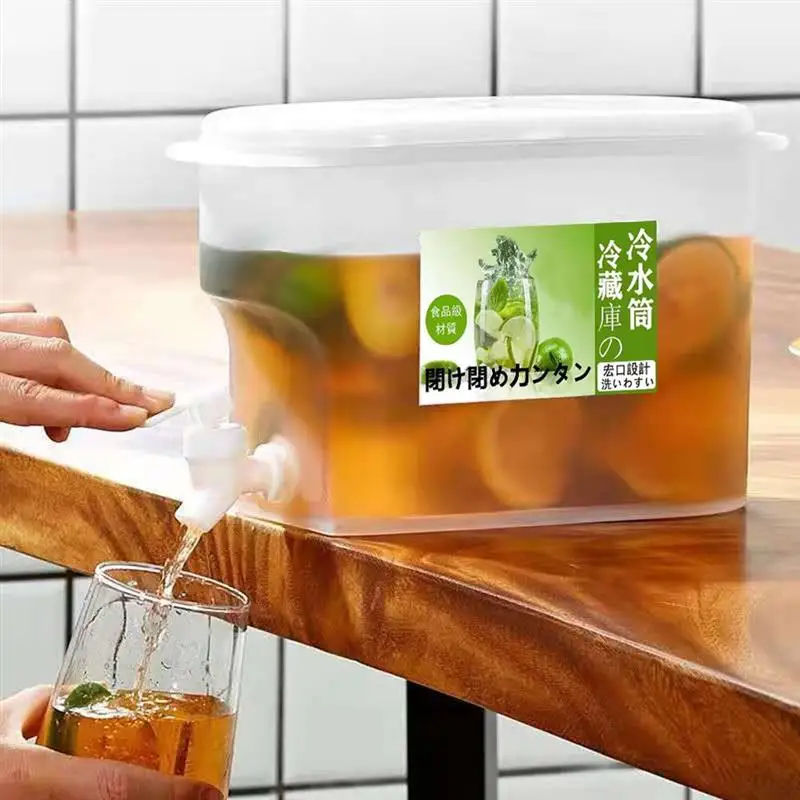 new listing 3.5L Household Refrigerator Cold Kettle with Faucet Large Capacity Ice Water Bucket Lemon Juice Jug
new listing 3.5L Household Refrigerator Cold Kettle with Faucet Large Capacity Ice Water Bucket Lemon Juice Jug