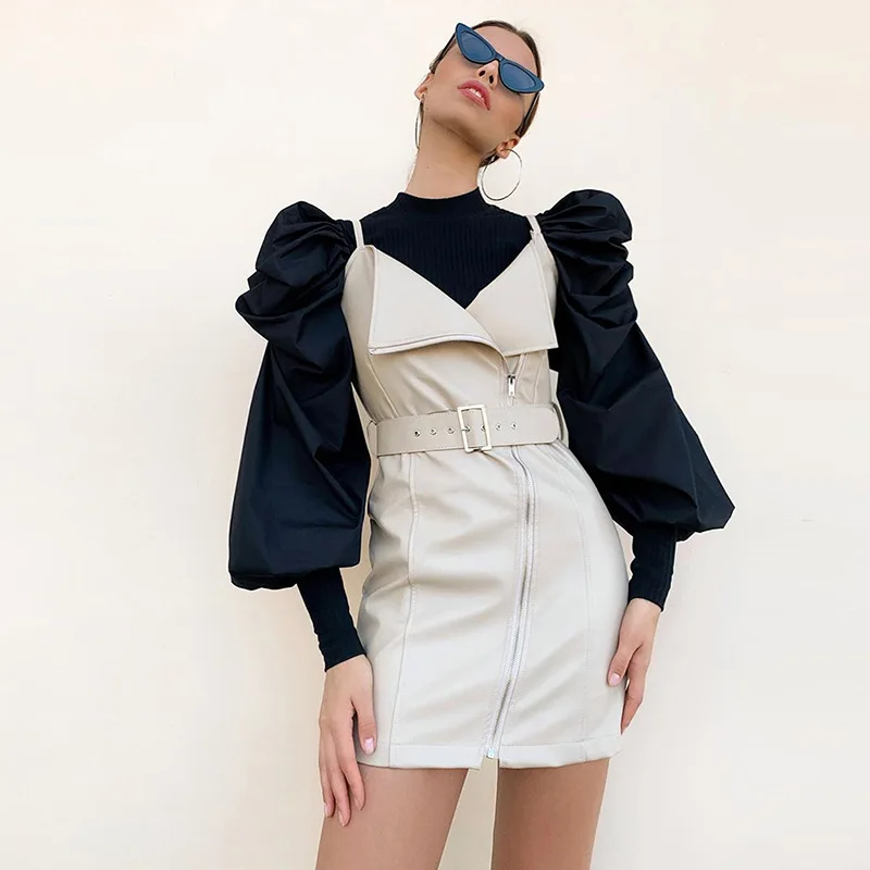 2021 Retro Womens Long Puff Sleeve Blouse Shirts Spring Fall Black White Solid Fashion Elegant Blouses and Tops Female Clothes
2021 Retro Womens Long Puff Sleeve Blouse Shirts Spring Fall Black White Solid Fashion Elegant Blouses and Tops Female Clothes