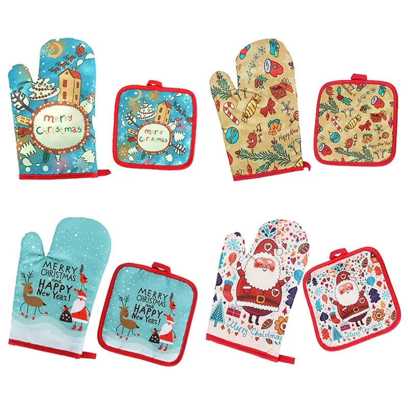2Pcs Christmas Baking Anti-Hot Gloves Pad Oven Dining Table BBQ Kitchen Mat New Year 2022 Natal Xmas Party Decoration Supplies
2Pcs Christmas Baking Anti-Hot Gloves Pad Oven Dining Table BBQ Kitchen Mat New Year 2022 Natal Xmas Party Decoration Supplies
