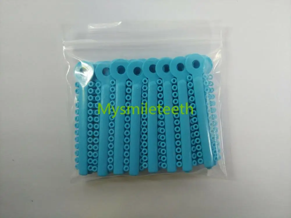2 Packs Dental Ligature Ties Orthodontic Elastic Rubber Bands 10# Color 
2 Packs Dental Ligature Ties Orthodontic Elastic Rubber Bands 10# Color