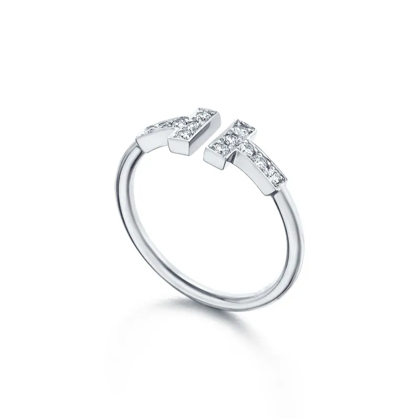 Anniversary of high-quality goods hot hot style couple double T set stone ring
Anniversary of high-quality goods hot hot style couple double T set stone ring