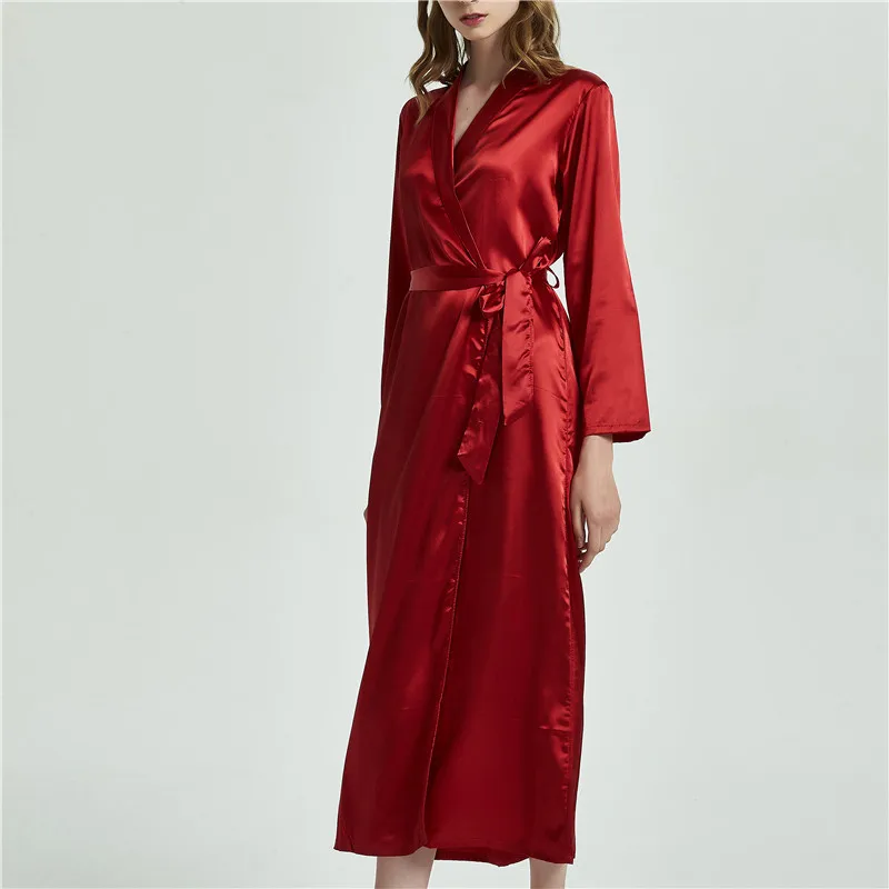 Silk Robes for Women Sexy Lingerie Satin Robe Kimono V-neck Bathrobe Bridesmaid Dressing Gowns Long Nightwear Bathrobes
Silk Robes for Women Sexy Lingerie Satin Robe Kimono V-neck Bathrobe Bridesmaid Dressing Gowns Long Nightwear Bathrobes