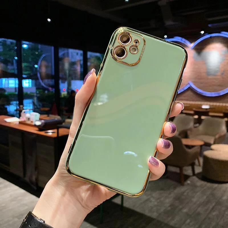 Luxury Plating Silica Gel Soft Phone Case For iphone XR X XS Max 6 6S 7 8 Plus 12 11Pro 12mini Fashion Cell For iPhone 11 Case
Luxury Plating Silica Gel Soft Phone Case For iphone XR X XS Max 6 6S 7 8 Plus 12 11Pro 12mini Fashion Cell For iPhone 11 Case