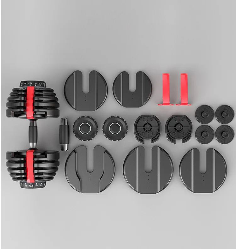Smart Adjustable Dumbbell Barbell Arm Strength Muscle Training Dumbbell Set Fitness Home Exercise Equipment Adjust Dumbbell
Smart Adjustable Dumbbell Barbell Arm Strength Muscle Training Dumbbell Set Fitness Home Exercise Equipment Adjust Dumbbell