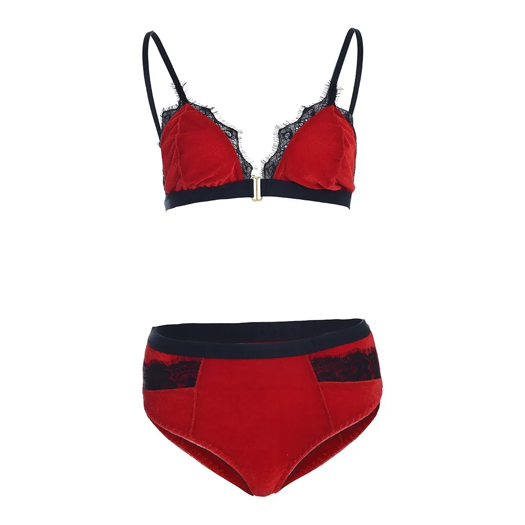 Women Pajamas Sets Sexy Bras Ladies Sexy Lace Comfortable Polyester Sleepwear Underwear Tops Briefs Sets Lenceria Mujer
Women Pajamas Sets Sexy Bras Ladies Sexy Lace Comfortable Polyester Sleepwear Underwear Tops Briefs Sets Lenceria Mujer