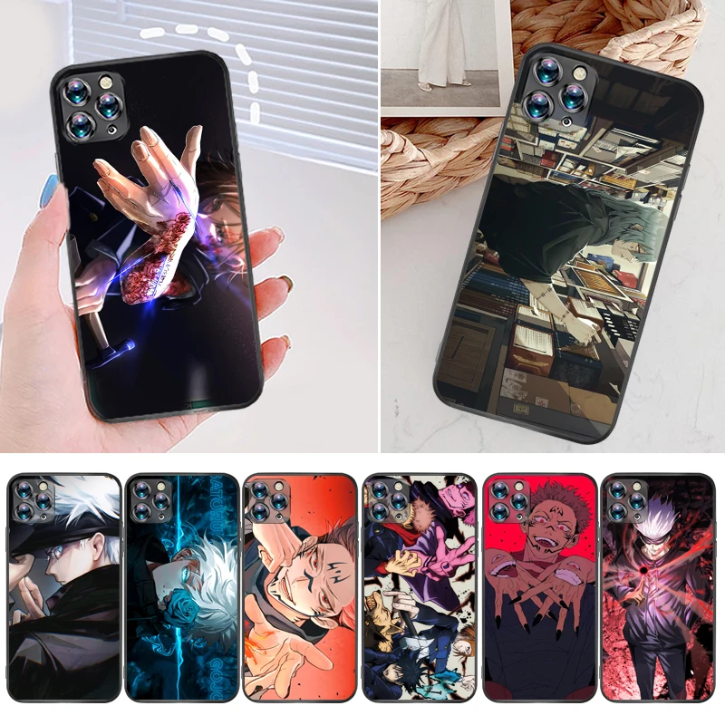Jujutsu Kaisen Satoru Gojo Fushiguro Megumi Sukuna Yuji Itadori Phone Case For iPhone 12 Pro MAX SE 2020 12Mini Coque Funda
Jujutsu Kaisen Satoru Gojo Fushiguro Megumi Sukuna Yuji Itadori Phone Case For iPhone 12 Pro MAX SE 2020 12Mini Coque Funda