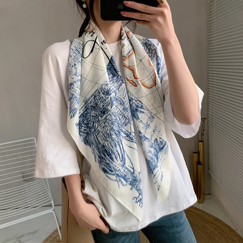 2021 new spring women scarf quality shawl silk fashion scarf headscarf beach sunscreen bag headscarf scarf 90cm*90cm
2021 new spring women scarf quality shawl silk fashion scarf headscarf beach sunscreen bag headscarf scarf 90cm*90cm