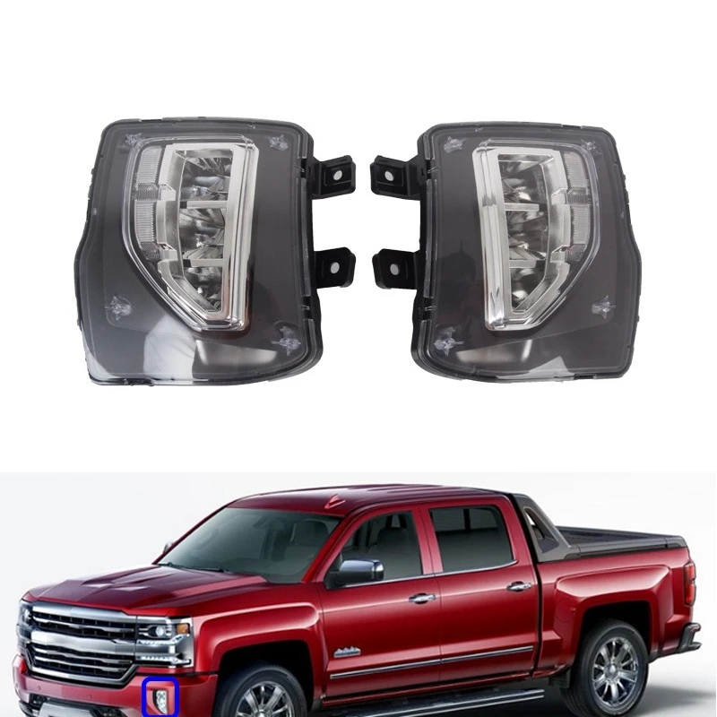 Car Daytime Running Light DRL +LED Fog Lights Driving Bumper Lamps for Chevy Silverado 1500 2016-2018
Car Daytime Running Light DRL +LED Fog Lights Driving Bumper Lamps for Chevy Silverado 1500 2016-2018