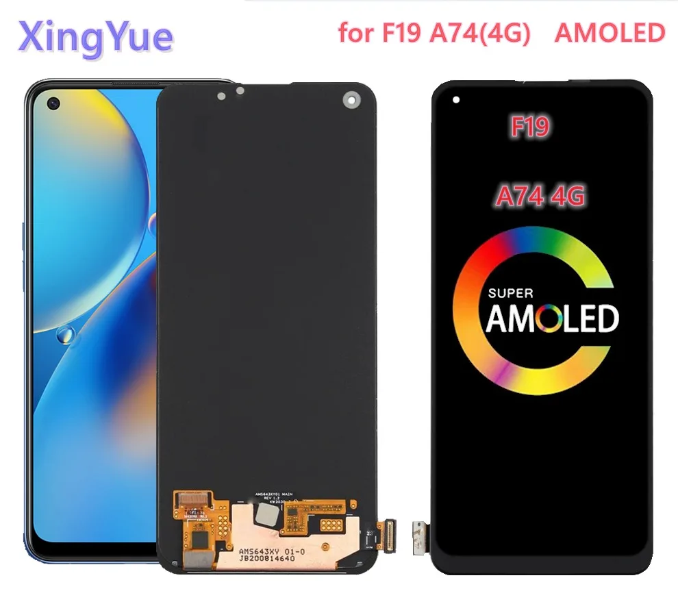 Super Amole is suitable for Oppo F19 F19Pro A74 4G CHP2219 A94 CPH2211 LCD touch screen screen digital replacement
Super Amole is suitable for Oppo F19 F19Pro A74 4G CHP2219 A94 CPH2211 LCD touch screen screen digital replacement