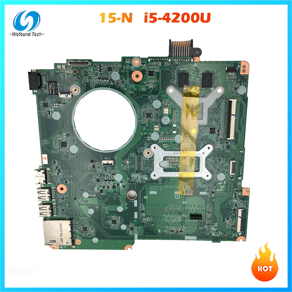 Материнская плата ноутбука для 15-N i5-4200U DA0U82MB6D0 751494-001 751494-501 751494-601 REV:D 100% протестирована перед отправкой
Материнская плата ноутбука для 15-N i5-4200U DA0U82MB6D0 751494-001 751494-501 751494-601 REV:D 100% протестирована перед отправкой