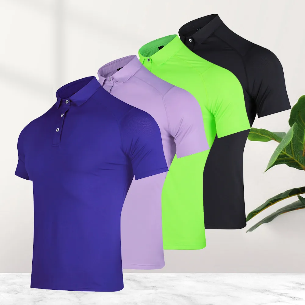 Summer Polyester Golf Short-Sleeve Business Golf Wear Men Lapel Fashion Casual Quick Dry Breathable Golf Wear Women's T-Shirts
Summer Polyester Golf Short-Sleeve Business Golf Wear Men Lapel Fashion Casual Quick Dry Breathable Golf Wear Women's T-Shirts