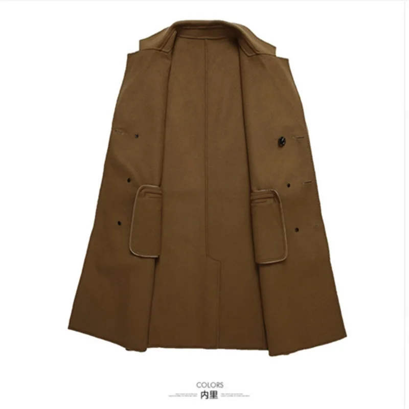 New Autumn winter Double Breasted Long 100%wool Cashmere Coat Men Windbreaker Casual fashion high quality plus size L-6XL
New Autumn winter Double Breasted Long 100%wool Cashmere Coat Men Windbreaker Casual fashion high quality plus size L-6XL