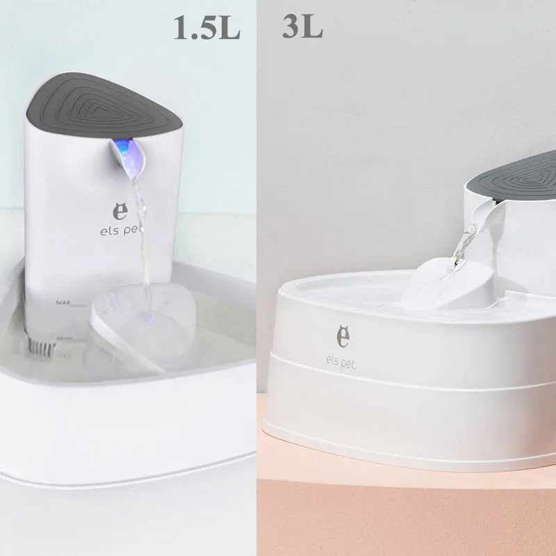 1.5L 3L Pet Cat Water Fountain Cats Water Dispenser Automatic Pet Dog Drinking Bowl Kitten Waterer Electric Drinking Bowl Mute
1.5L 3L Pet Cat Water Fountain Cats Water Dispenser Automatic Pet Dog Drinking Bowl Kitten Waterer Electric Drinking Bowl Mute