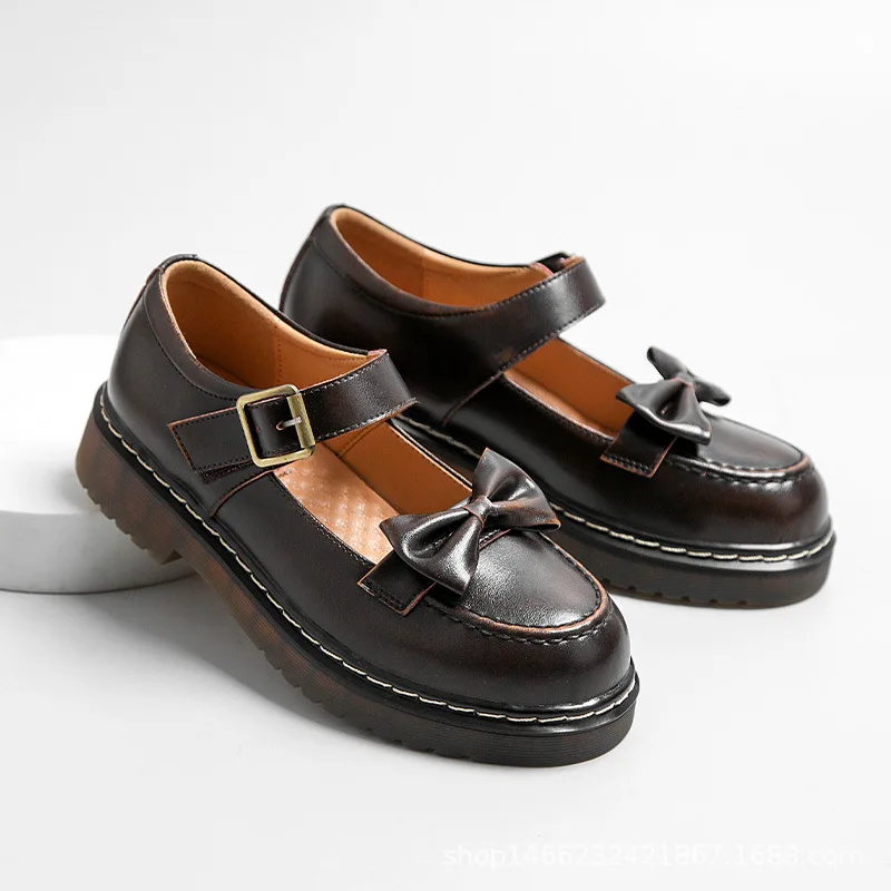 2021 New Jk Uniform Small Leather Shoes Japanese Female Flat Summer Thin Bow Lolita Mary Jane Shoes Low Heel Women Shoes
2021 New Jk Uniform Small Leather Shoes Japanese Female Flat Summer Thin Bow Lolita Mary Jane Shoes Low Heel Women Shoes