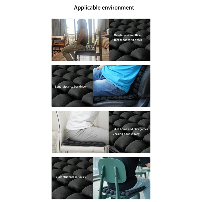 3D Airbag Cushion Soft and Breathable Airbag Relax and Decompression Massage Office Chair Car Wheelchair Cushion
3D Airbag Cushion Soft and Breathable Airbag Relax and Decompression Massage Office Chair Car Wheelchair Cushion