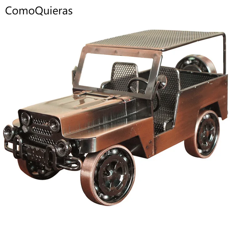Vintage Classic Car Model Metal Ornaments Car Miniatures Modern Home Deco Wrought Iron Handmade Crafts Electroplating No Rust
Vintage Classic Car Model Metal Ornaments Car Miniatures Modern Home Deco Wrought Iron Handmade Crafts Electroplating No Rust