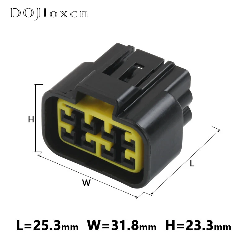 1/5/10/20/50 Sets 8 Pin Furukawa 2.3 MM Electric Black Plug Automotive Waterproof Male Female Connector FW-C-8F-B FW-C-8M-B
1/5/10/20/50 Sets 8 Pin Furukawa 2.3 MM Electric Black Plug Automotive Waterproof Male Female Connector FW-C-8F-B FW-C-8M-B