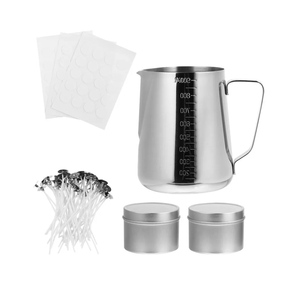 1 Set Candle Making Tools DIY Candle Materials Wax Cup Candle Melting Kit
1 Set Candle Making Tools DIY Candle Materials Wax Cup Candle Melting Kit