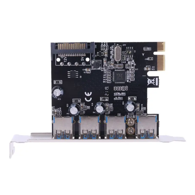 PCI-E PCI Express To USB 3.0 VIA Chip SATA Interface 4 Port Adapter Converter Card for Desktop Windows
PCI-E PCI Express To USB 3.0 VIA Chip SATA Interface 4 Port Adapter Converter Card for Desktop Windows