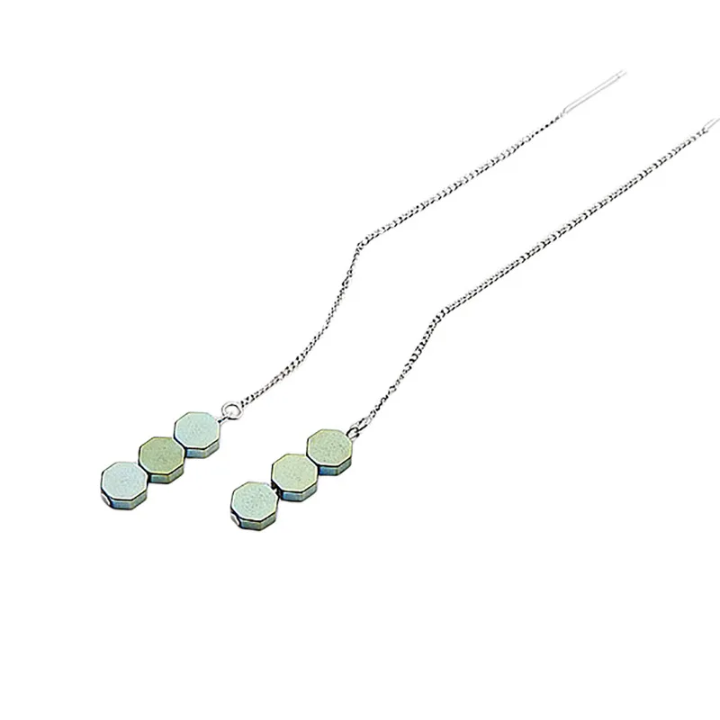 925 Sterling Silver Ear Line Mini Geometric Square Drop Earring for Women Elegant French Style Simple Fashion Engagement Jewelry
925 Sterling Silver Ear Line Mini Geometric Square Drop Earring for Women Elegant French Style Simple Fashion Engagement Jewelry