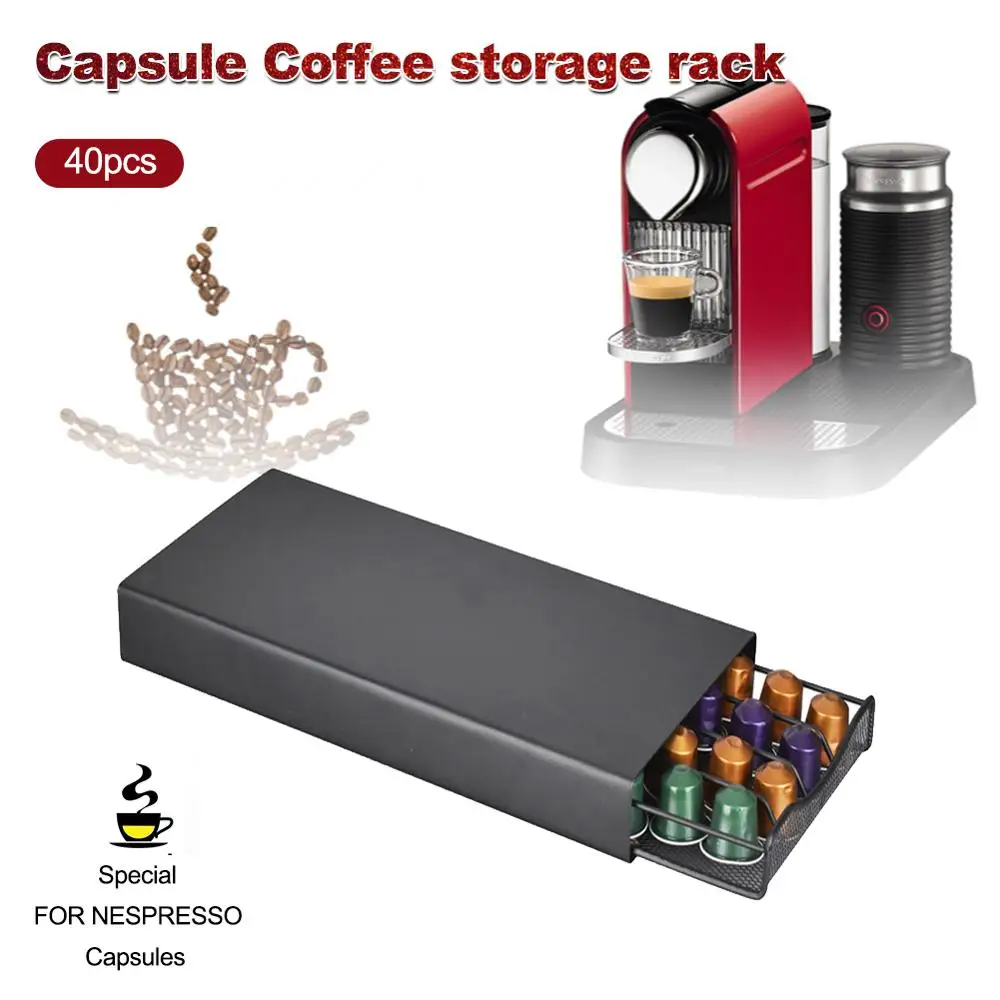 40 Pods Coffee Capsule Organizer Storage Stand Practical Coffee Drawers Capsules Holder For Nespresso Coffee Capsule Shelves
40 Pods Coffee Capsule Organizer Storage Stand Practical Coffee Drawers Capsules Holder For Nespresso Coffee Capsule Shelves