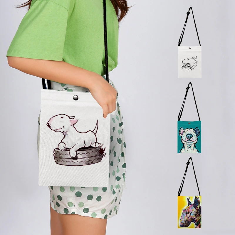 Funny Cute Bull Terrier Print Crossbody Bags for Women 2021 Trend Hand Bag Leisure Outdoor Mini Messager Flap Bags for Phone
Funny Cute Bull Terrier Print Crossbody Bags for Women 2021 Trend Hand Bag Leisure Outdoor Mini Messager Flap Bags for Phone