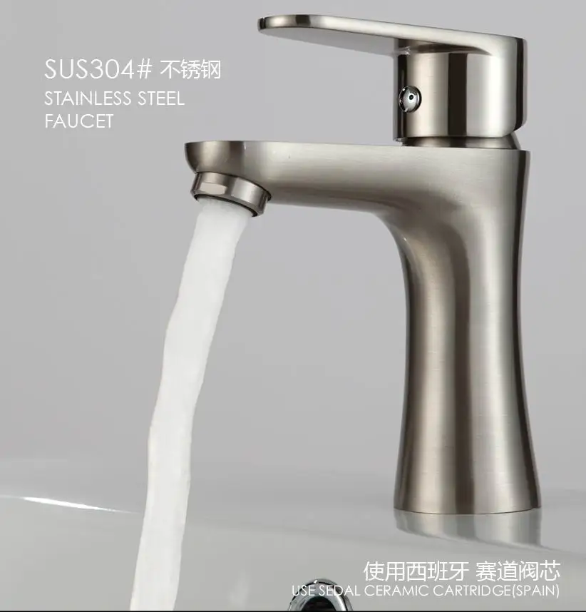 Factory price Europe style Deck Mounted 304 stainless teel Bathroom Basin Faucet Single Handle Hole Vanity Sink Mixer Tap
Factory price Europe style Deck Mounted 304 stainless teel Bathroom Basin Faucet Single Handle Hole Vanity Sink Mixer Tap