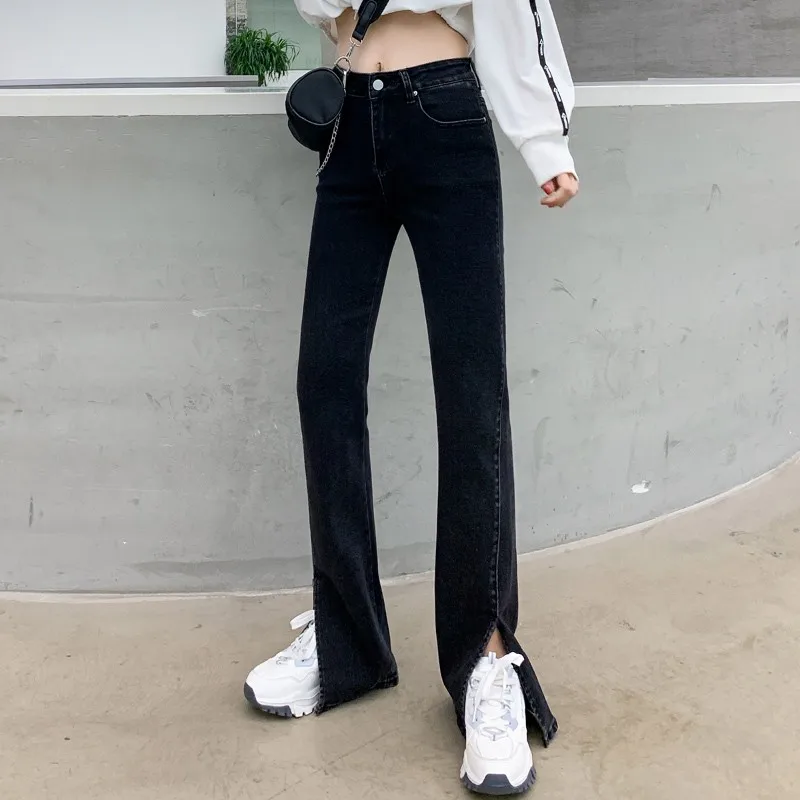 Autumn Winter Stretch Boot Cut Jeans Woman High Waist Flare Pantalones Vaqueros Split Denim Bell Bottom Pants Korean Plus Size
Autumn Winter Stretch Boot Cut Jeans Woman High Waist Flare Pantalones Vaqueros Split Denim Bell Bottom Pants Korean Plus Size