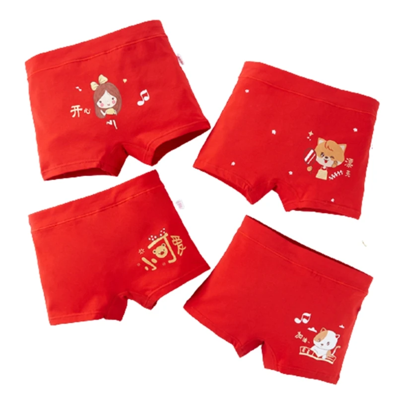 649D 4Pcs Little Girls Kids Red Boyshort Panties Cartoon Animal Baby Underwear Briefs
649D 4Pcs Little Girls Kids Red Boyshort Panties Cartoon Animal Baby Underwear Briefs